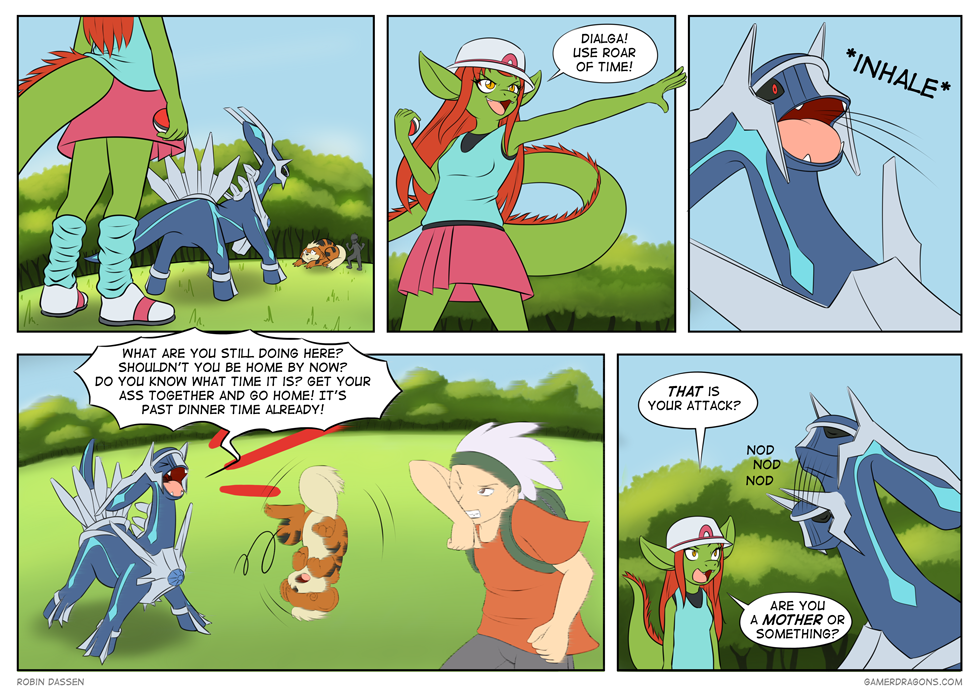 Gamer Dragons webcomic Roar of time