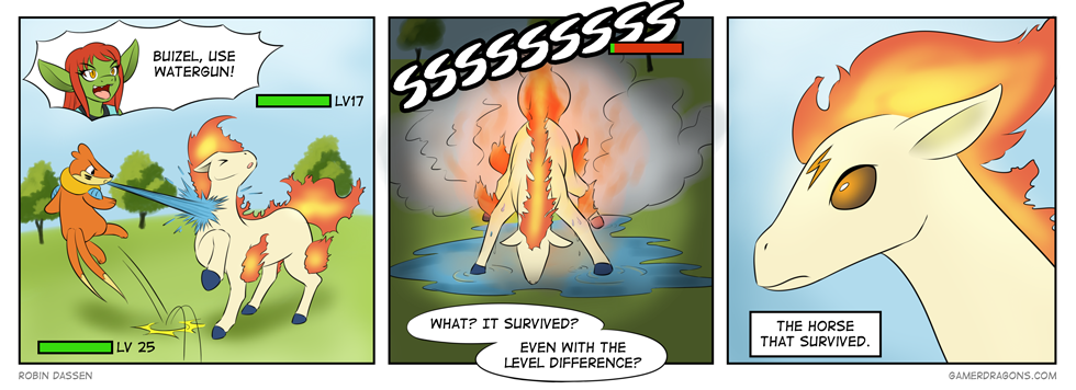 Gamer Dragons webcomic The horse that survived