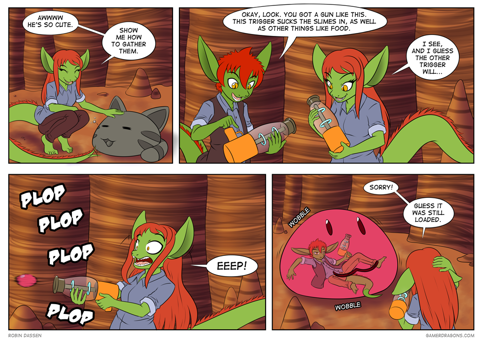 Gamer Dragon comic Slime Rancher 02